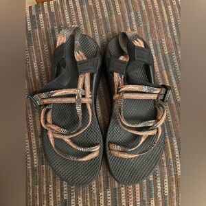 Chaco Sandals with Brown and Orange Straps